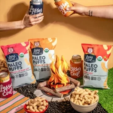 Organic Paleo Puffs with Himalayan Pink Salt - 3 Pack