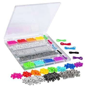 Fashion Angels Tell Your Story DIY Bead Set: Over 800 Charms & Alphabet Beads for Bracelet Making. Perfect Kids Bracelet Kit for Girls & Boys Aged 8-12. Craft Unique Personalized Jewelry - Ages 8+