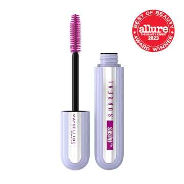 Maybelline The Falsies Surreal Extensions Washable Mascara, Volumizing, Lengthening Mascara Make Up,...