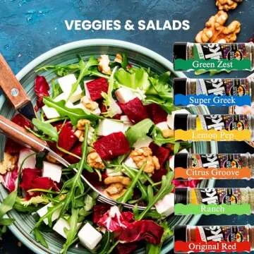 DAK's Spices 6 Pack Seasoning Blends | 100% Salt Free Spices | Premium & Healthy Seasoning | MSG Free, Preservative Free, Potassium Chloride Free | Low Carb & Keto Friendly | Perfect for Clean Eating & Adding Flavor | 1.5 oz