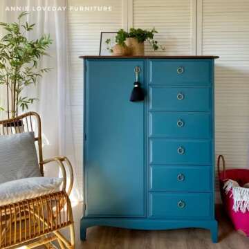 Dixie Belle Chalk Finish Furniture Paint Antebellum Blue