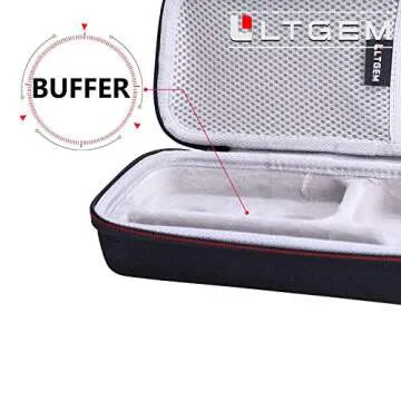 LTGEM EVA Hard Case for Insta360 ONE X3/X2 Action Camera -Travel Protective Carrying Storage Case