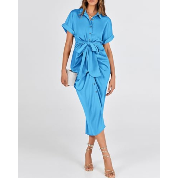 Elegant BTFBM Maxi Shirt Dress for All Occasions