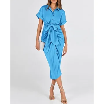 Elegant BTFBM Maxi Shirt Dress for All Occasions