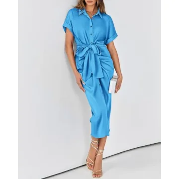Elegant BTFBM Maxi Shirt Dress for All Occasions