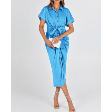Elegant BTFBM Maxi Shirt Dress for All Occasions