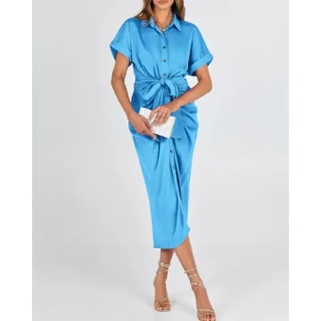 Elegant BTFBM Maxi Shirt Dress for All Occasions