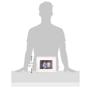 DII Distressed Wooden Picture Frame Collection Rustic Farmhouse Inspired, 5x7, White