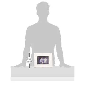 DII Distressed Wooden Picture Frame Collection Rustic Farmhouse Inspired, 5x7, White