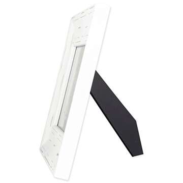 DII Distressed Wooden Picture Frame Collection Rustic Farmhouse Inspired, 5x7, White