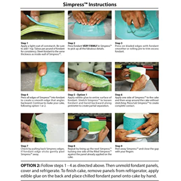 Marvelous Molds Rib Cable Knit Simpress for Baking Fun