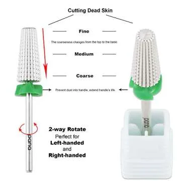 PANA 5 in 1 Carbide Nail Bit for Professional Manicures
