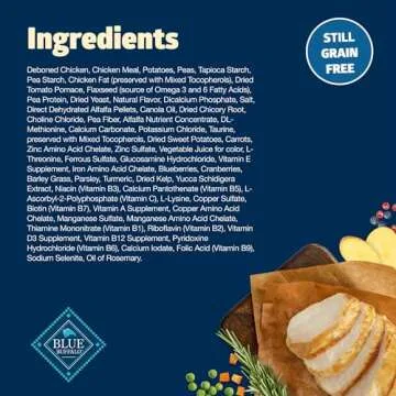 Blue Buffalo Freedom Grain-Free Dry Dog Food, Complete & Balanced Nutrition for Adult Dogs, Made in the USA With Natural Ingredients, Chicken & Potatoes, 24-lb. Bag