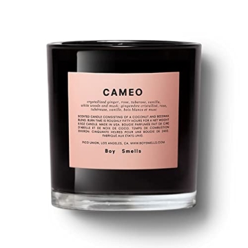 Boy Smells Cameo Scented Candle - Coconut, Beeswax, & Soy Blend, 50 Hour Burn
