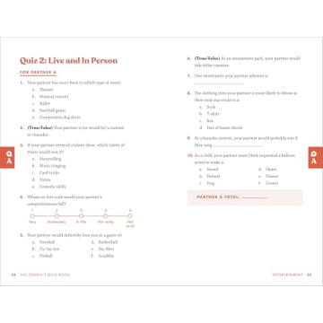 Engaging Couple's Quiz Book for Deeper Connections