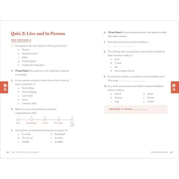 Engaging Couple's Quiz Book for Deeper Connections