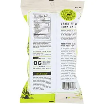 EPIC Oven Baked Chile Lime Pork Rinds - Crunchy Snack