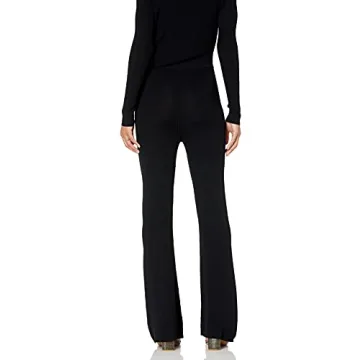 The Drop Women's Ellison Rib Flare Leg Pants for Style & Comfort