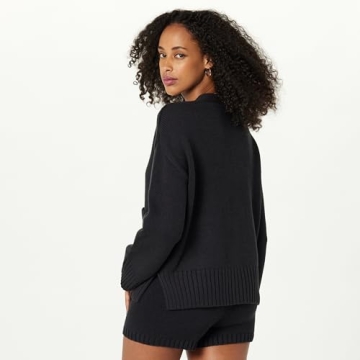 The Drop Women's Brigitte Cotton Chunky Cardigan - Cozy & Fashionable