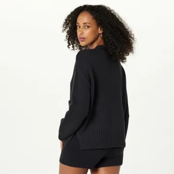 The Drop Women's Brigitte Cotton Chunky Cardigan - Cozy & Fashionable