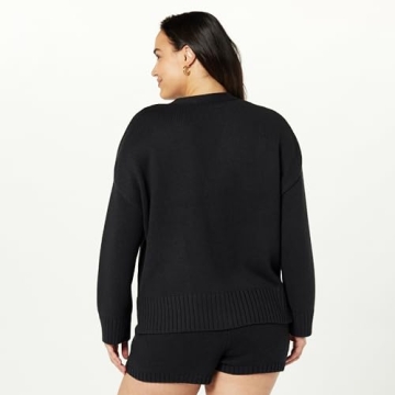 The Drop Women's Brigitte Cotton Chunky Cardigan - Cozy & Fashionable