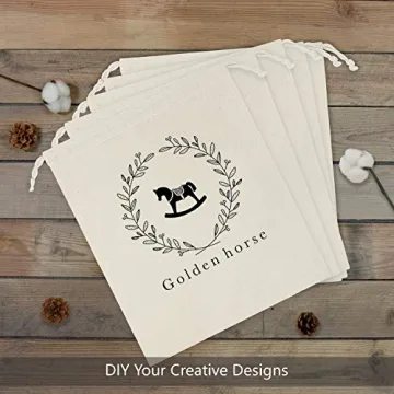 Durable Eco-Friendly Muslin Produce Bags - 8-Pack