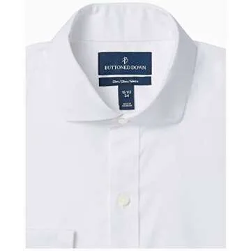 Buttoned Down Men's Slim Fit Non-Iron Dress Shirt
