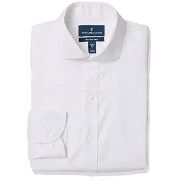 Buttoned Down Men's Slim Fit Non-Iron Dress Shirt