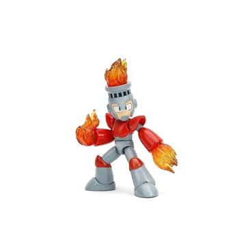 Mega Man 4" Fire Man Action Figure - Perfect For Kids & Adults!