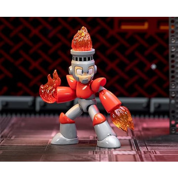 Mega Man Fire Man 4 Inch Action Figure for Collectors