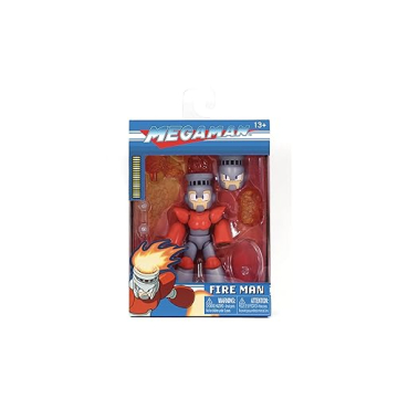 Mega Man Fire Man 4 Inch Action Figure for Collectors