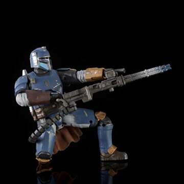 STAR WARS The Black Series Heavy Infantry Mandalorian Toy 6-inch Scale The Mandalorian Collectible D...