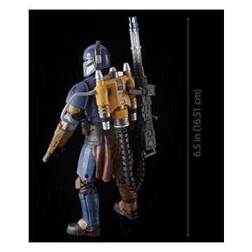 STAR WARS The Black Series Heavy Infantry Mandalorian Toy 6-inch Scale The Mandalorian Collectible Deluxe Action Figure, Kids Ages 4 and Up