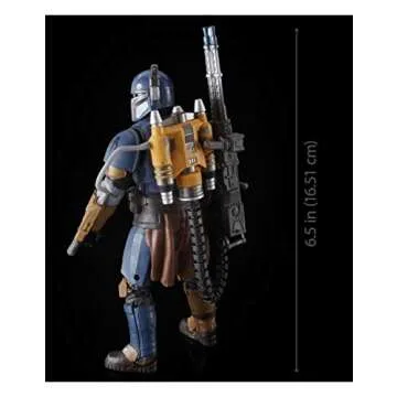 STAR WARS The Black Series Heavy Infantry Mandalorian Toy 6-inch Scale The Mandalorian Collectible Deluxe Action Figure, Kids Ages 4 and Up
