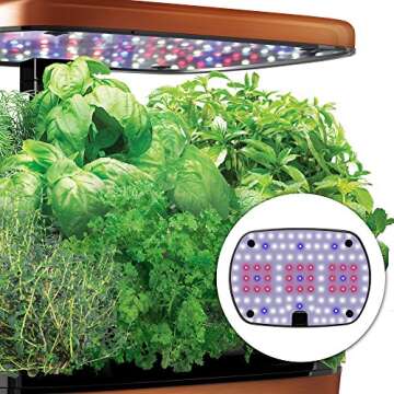 AeroGarden 6 Elite with Gourmet Herb Kit for Home Growing