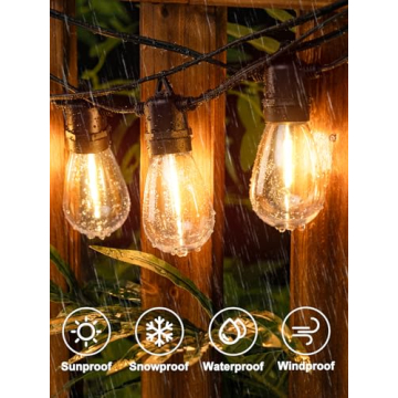 addlon 50FT LED Outdoor String Lights for Any Occasion