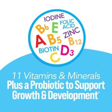 Culturelle Kids Chewable Multivitamin with Probiotics, 50 Count