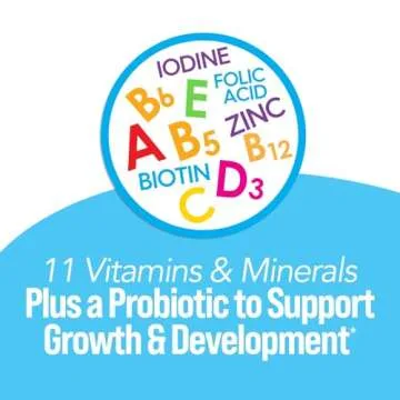 Culturelle Kids Chewable Multivitamin with Probiotics, 50 Count