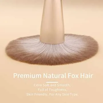 ENZO KEN Luxury Natural Hair Makeup Brush Set with Case