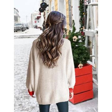 Charming Oversized Heart Sweater for Women