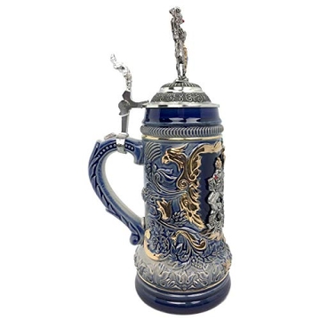 Regal Lion Beer Stein .75L - Authentic German Craftsmanship