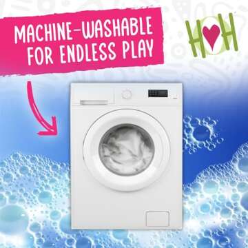 HuggleHounds Plush Dog Toys For Large Dogs & Aggressive Chewers - Squeaky Dog Toy - Soft Extra Durable Stuffed Pet Toy - Fluffy Knotless Puppy Toys - Best For All Breed | Squooshie Fox