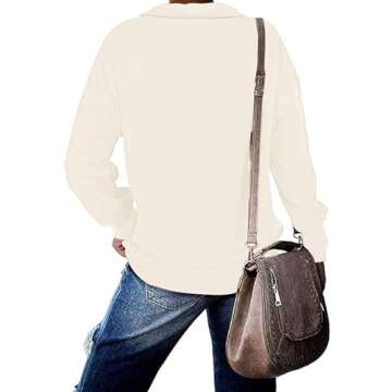 Stylish PLMOKEN Plus Size Sweatshirt for Women Casual Wear