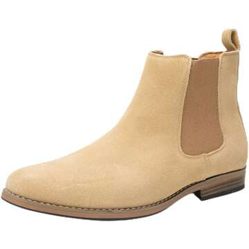 Casual Slip-on Chelsea Boots for Men - Comfort & Style