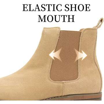 Casual Slip-on Chelsea Boots for Men - Comfort & Style