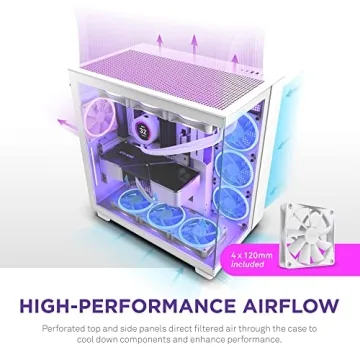 NZXT H9 Flow ATX Case with Stunning Airflow and Design