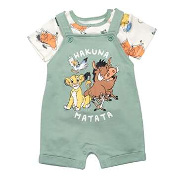 Disney Lion King Baby 3 Piece Outfit - Cute & Comfy
