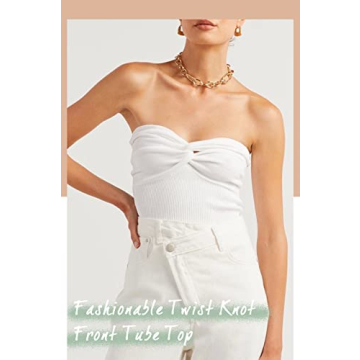 Stylish NTSWZYS Strapless Crop Top for Summer Fashion