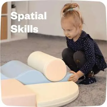 IGLU Soft Play Explorer Pastel Color Set Hand Made Large Foam Blocks Climbing Toys for Toddlers 1-3 Year Old Indoor Playground 6 Shapes