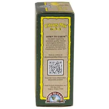 Down to Earth Organic Citrus Fertilizer Mix 6-3-3 for Healthy Trees